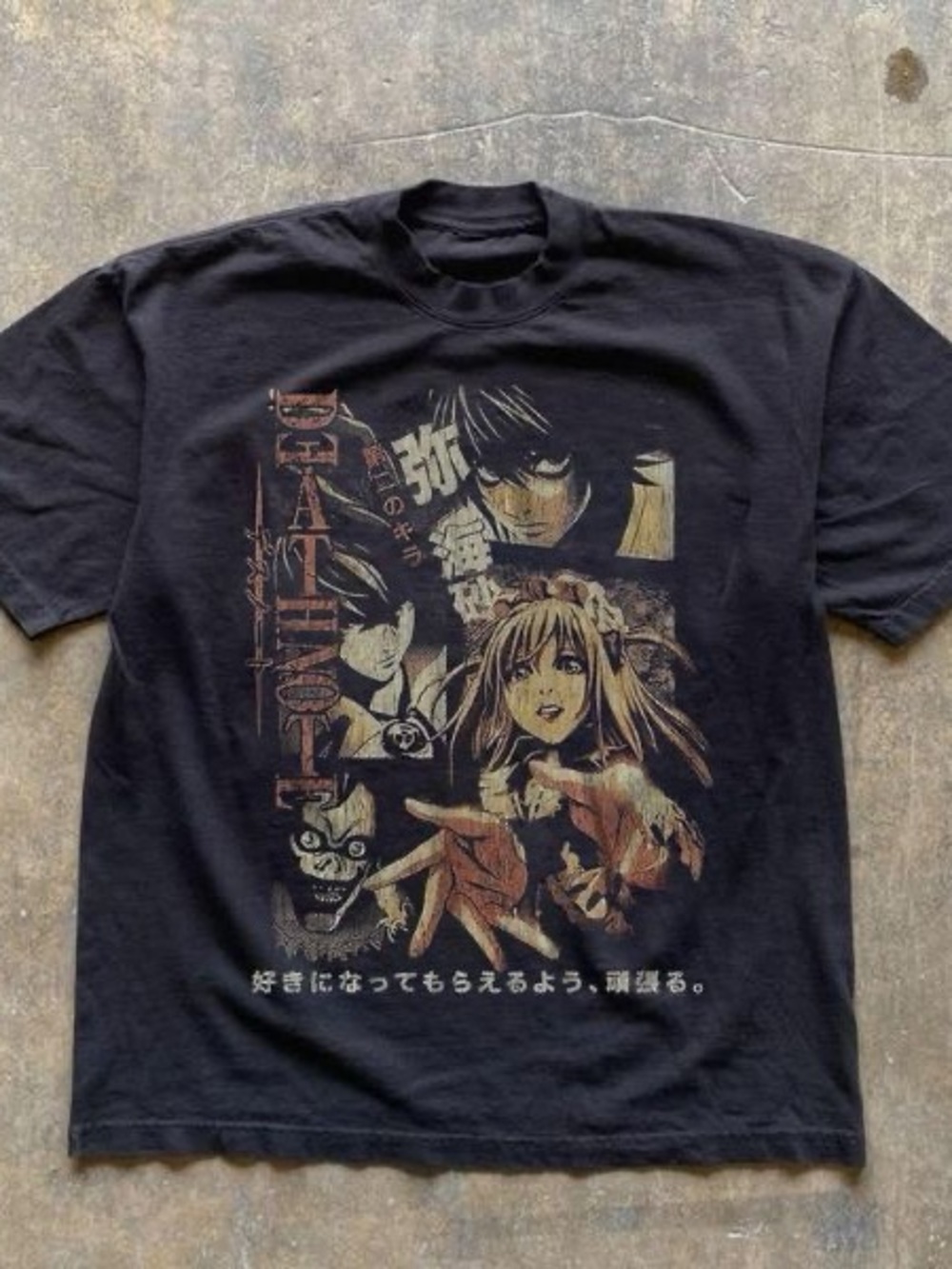 Black Death Note Anime Graphic T-Shirt